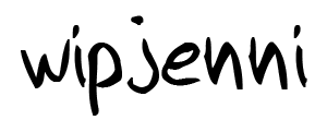 wipjenni logo : wipjenni original art