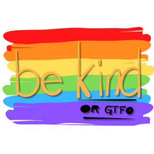 Be Kind Pride : wipjenni graphic design : text, illustration & layout