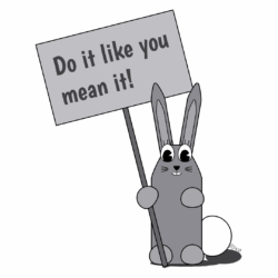 Do It Bunny Do It Bunny : wipjenni original art