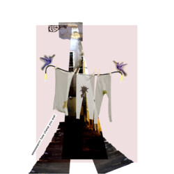 Eeeeeeerrrr... how cheap you are! Revisited Eeeeeeerrrr... how cheap you are! Revisited : wipjenni original art : collage; photograph, watercolor, cut and paste, ink & text