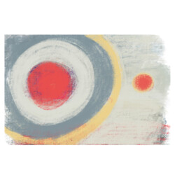 Target Target | original abstract digital painting | red, white, blue and yellow circles