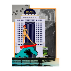 Bravo Bravo : Jenni digital collage : cut and paste, photo manipulation