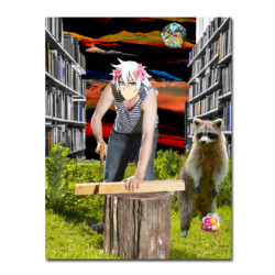 Candy Candy : Jenni digital collage : cut and paste, photo manipulation