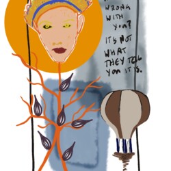 Wrong Wrong: Jenni digital illustration : text art