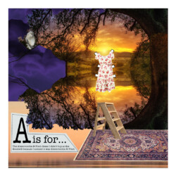 A is for... A is for... : Jenni digital collage : cut and paste, photo manipulation